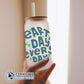 Earth Day Every Day Glass Can - sweetsherriloudesigns - 10% of proceeds donated to ocean conservation