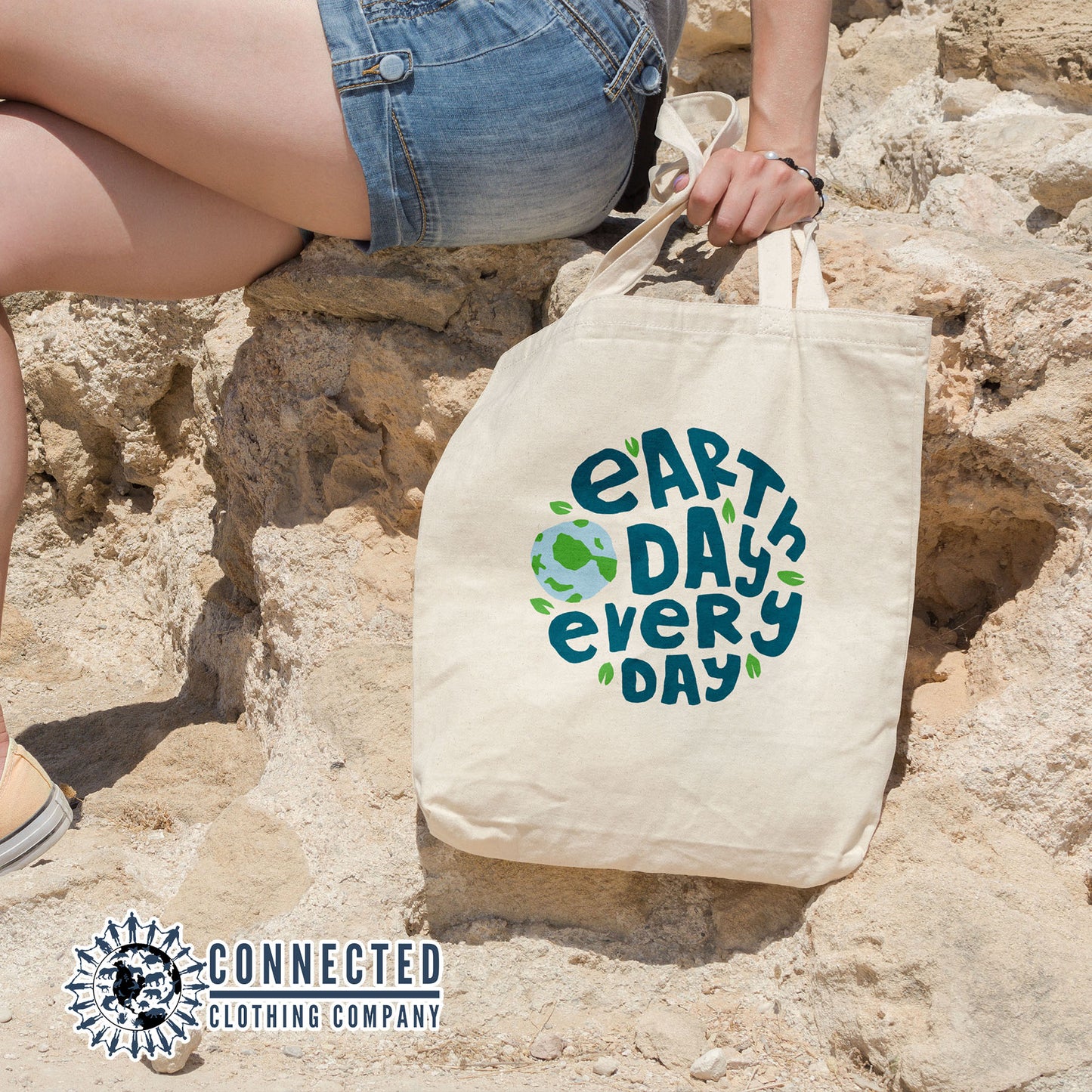 Earth Day Every Day Tote - sweetsherriloudesigns - 10% of proceeds donated to ocean conservation