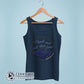 Navy Find Me At The Sea Women's Relaxed Tank Top - sweetsherriloudesigns - 10% of profits donated to Mission Blue ocean conservation