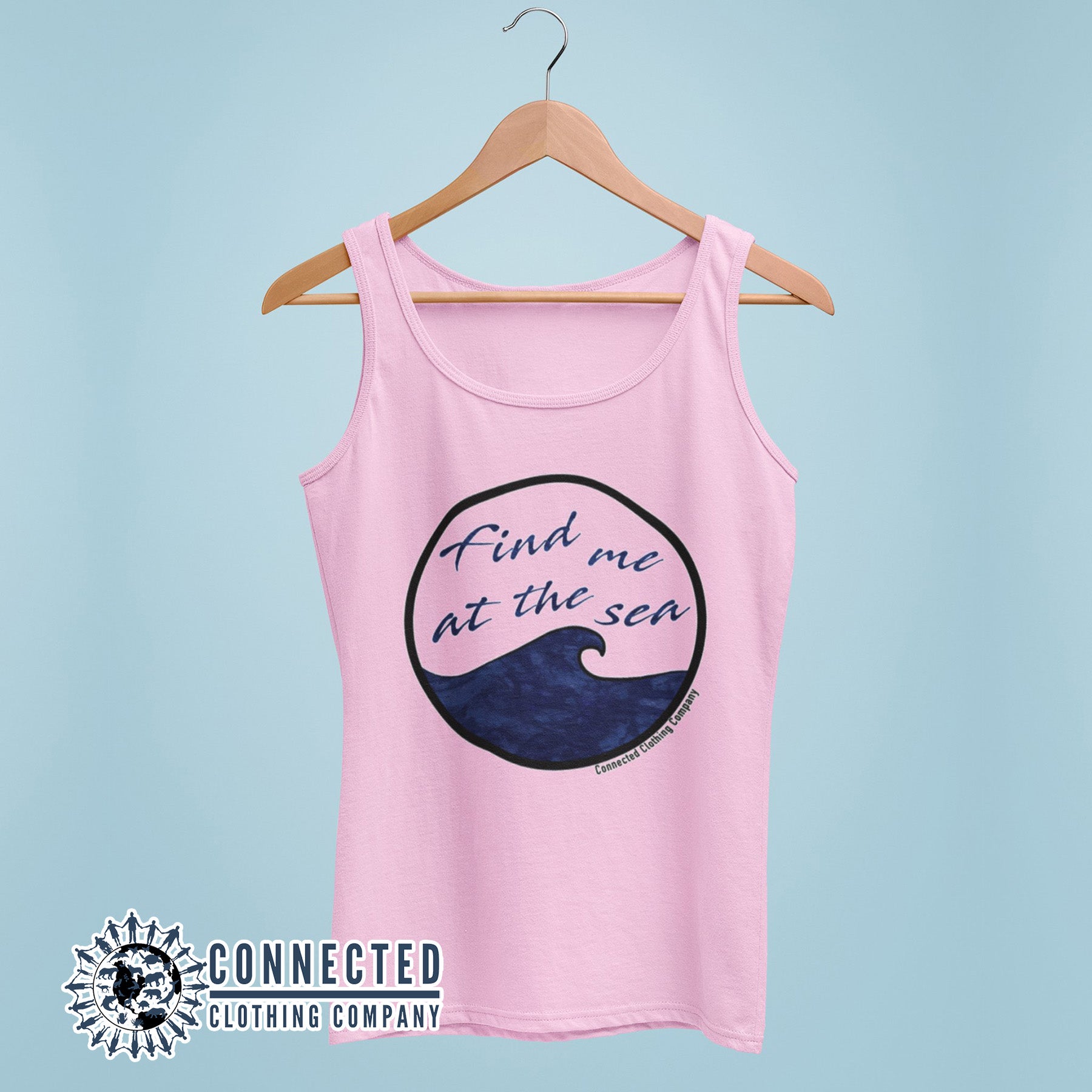 Pink Find Me At The Sea Women's Relaxed Tank Top - sweetsherriloudesigns - 10% of profits donated to Mission Blue ocean conservation