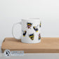 Flower Bee Classic Mug - sweetsherriloudesigns - Ethically and Sustainably Made - 10% of profits donated to bee conservation