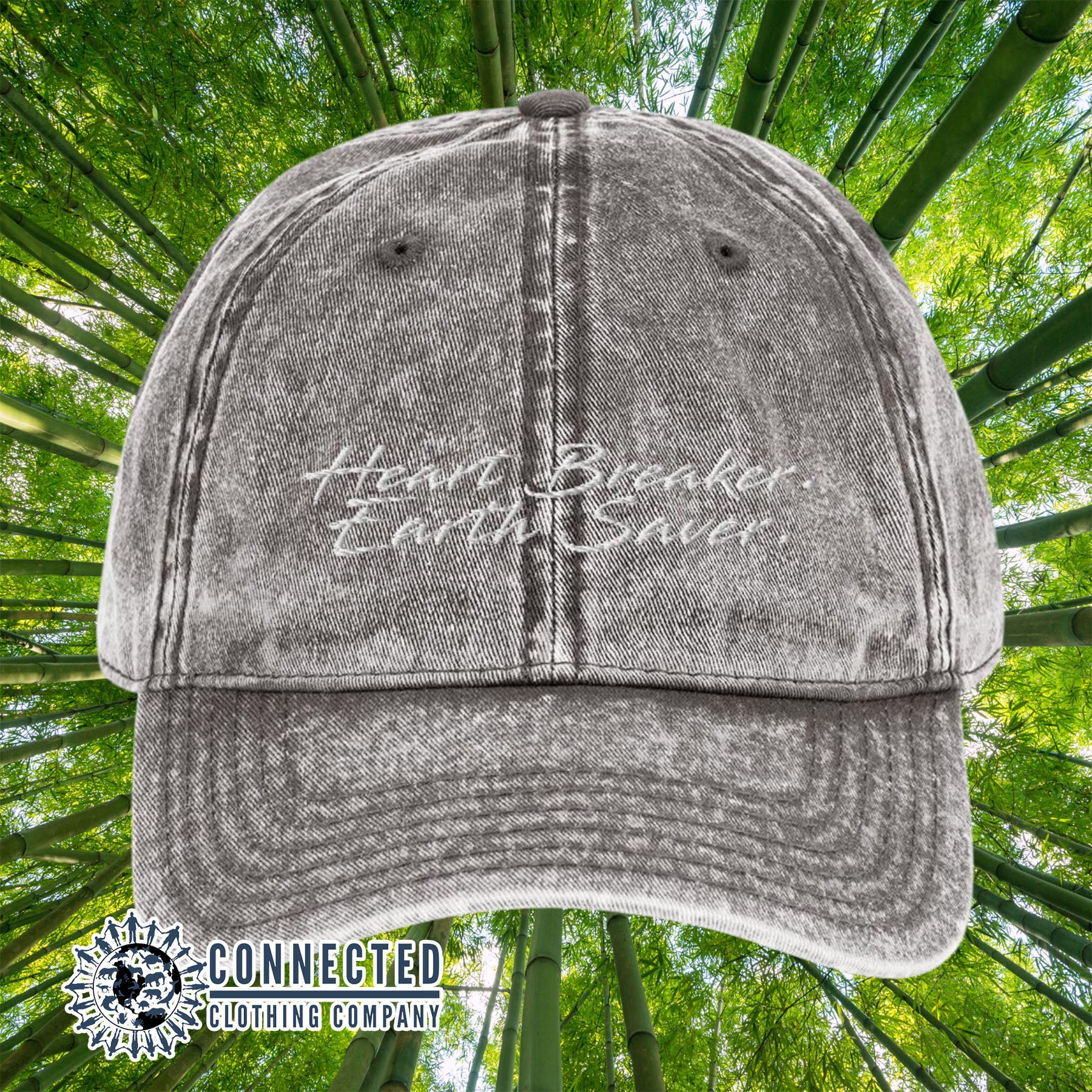 Heart Breaker. Earth Saver. Cotton Dad Hat - sweetsherriloudesigns - Ethically and Sustainably Made - 10% donated to Mission Blue ocean conservation