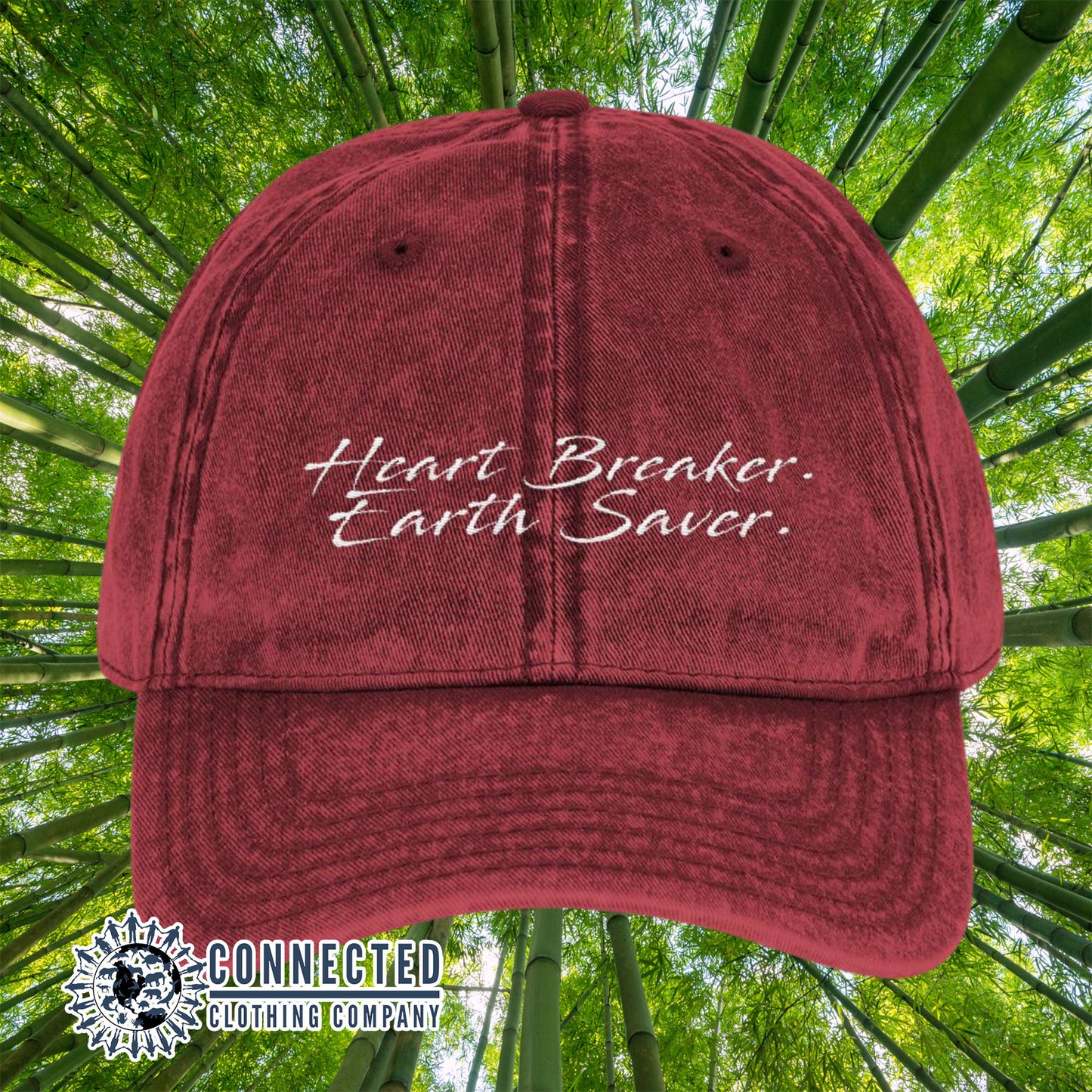 Heart Breaker. Earth Saver. Cotton Dad Hat - sweetsherriloudesigns - Ethically and Sustainably Made - 10% donated to Mission Blue ocean conservation