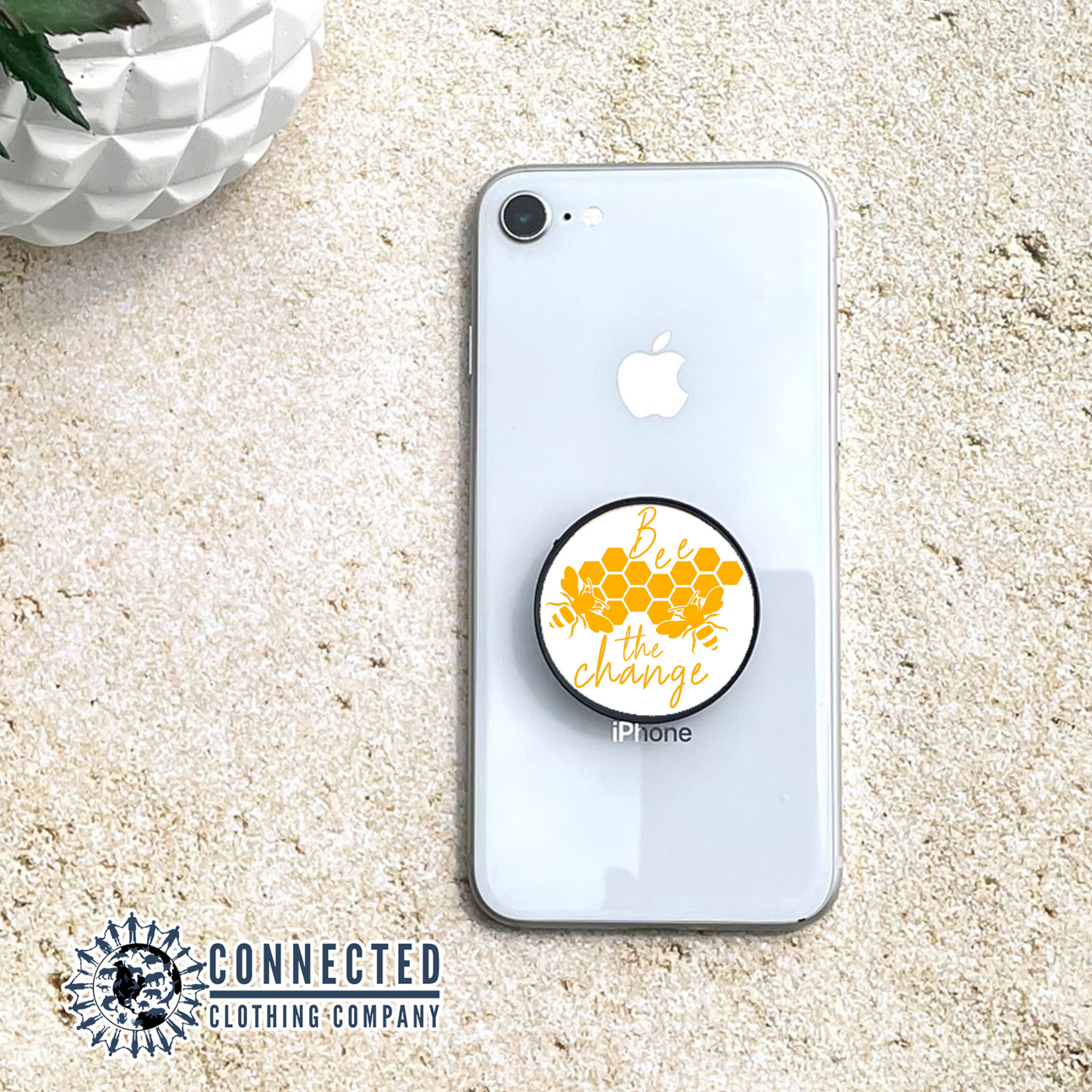 Bee The Change Phone Grip - sharonkornman - 10% of proceeds donated to save the bees
