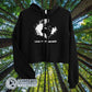 Black Love Your Mother Earth Crop Hoodie - sweetsherriloudesigns - Ethically and Sustainably Made - 10% donated to the Environmental Defense Fund