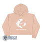 Pale Pink Love Your Mother Earth Crop Hoodie - sweetsherriloudesigns - Ethically and Sustainably Made - 10% donated to the Environmental Defense Fund