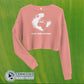 Mauve Love Your Mother Earth Cropped Sweatshirt - sweetsherriloudesigns - 10% of profits donated to the Environmental Defense Fund