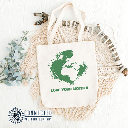 Love Your Mother Earth Tote Bag - architectconstructor - 10% of proceeds donated to ocean conservation