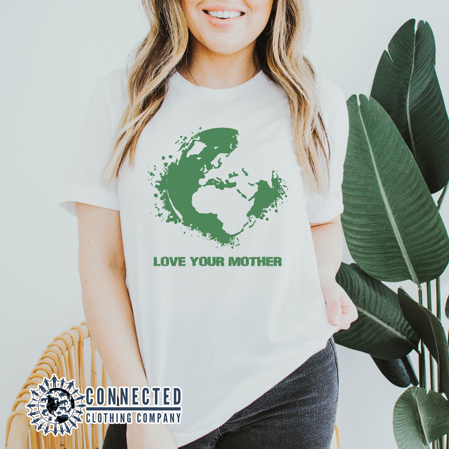 White *Organic* Love Your Mother Earth Short-Sleeve Tee - sweetsherriloudesigns - 10% of profits donated to the Environmental Defense Fund