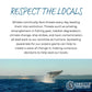 White Respect The Locals Whale Classic Mug - sweetsherriloudesigns - Ethically and Sustainably Made - 10% of profits donated to ocean conservation