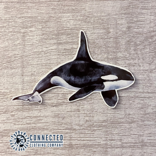 Orca Sticker - sweetsherriloudesigns - 10% of proceeds donated to Wild Orca nonprofit