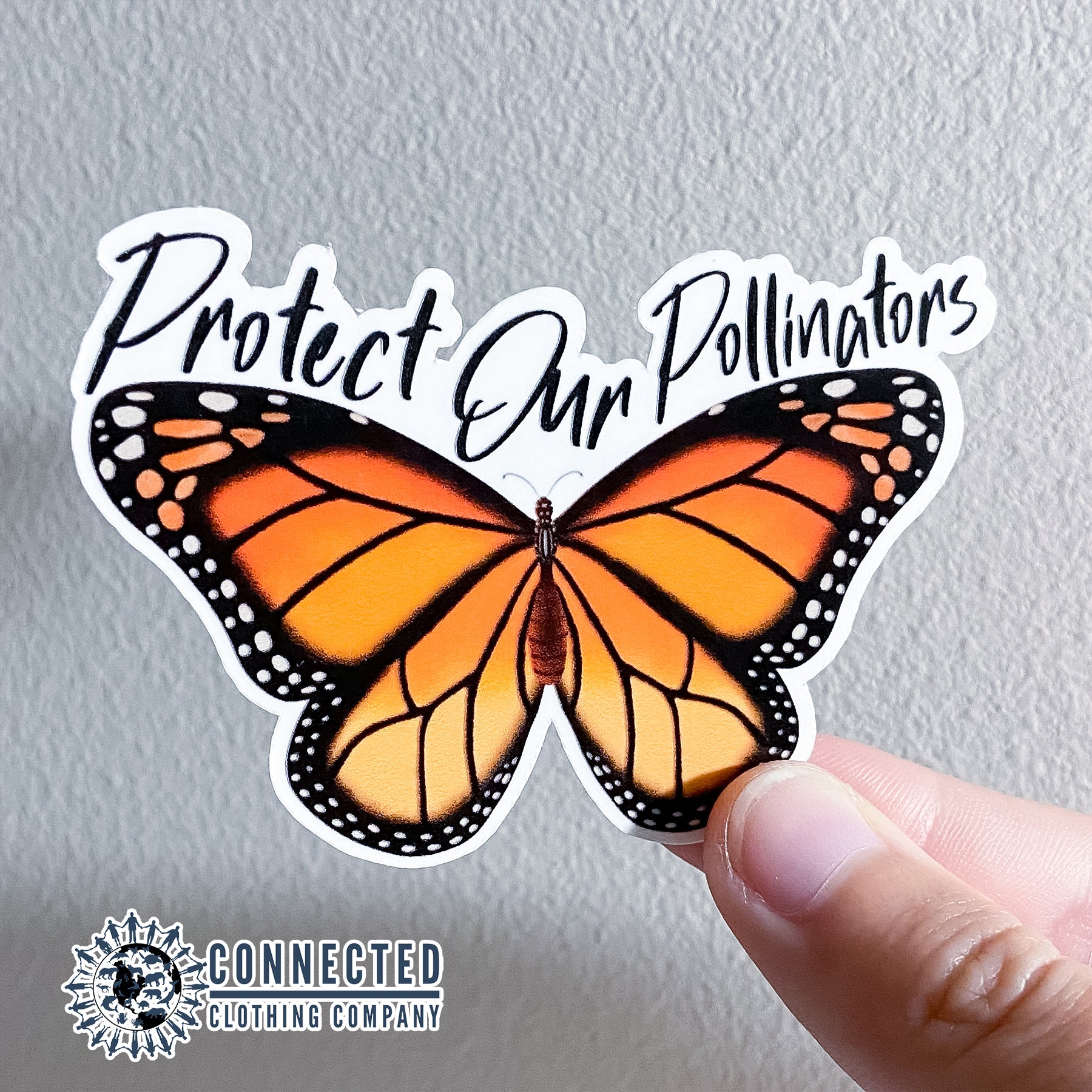 Protect Our Pollinators Sticker - sweetsherriloudesigns - Ethically and Sustainably Made - 10% of profits donated to pollinator and monarch conservation