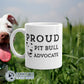 Proud Pit Bull Advocate Classic Mug - sweetsherriloudesigns - Ethically and Sustainably Made - 10% of profits donated to animal rescue organizations