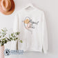 Hanging White Respect The Locals Whale Shark Unisex Crewneck Sweatshirt - sweetsherriloudesigns - Ethically and Sustainably Made - 10% of profits donated to shark conservation and ocean conservation