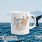 White Respect The Locals Whale Classic Mug - sweetsherriloudesigns - Ethically and Sustainably Made - 10% of profits donated to ocean conservation