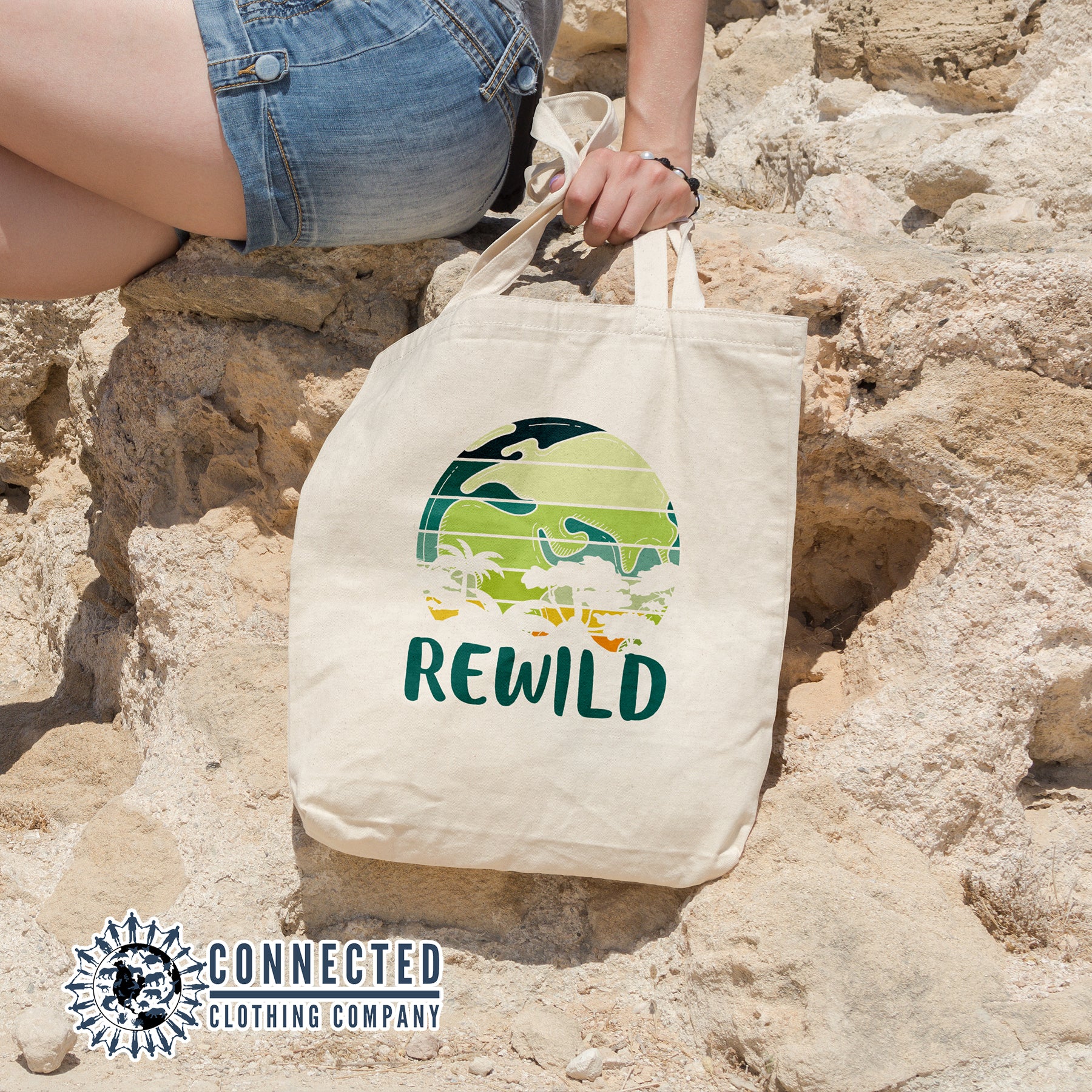 Rewild Tote Bag - sweetsherriloudesigns - 10% of proceeds donated to ocean conservation