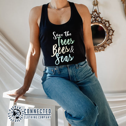 Save The Trees Bees & Seas Women's Tank