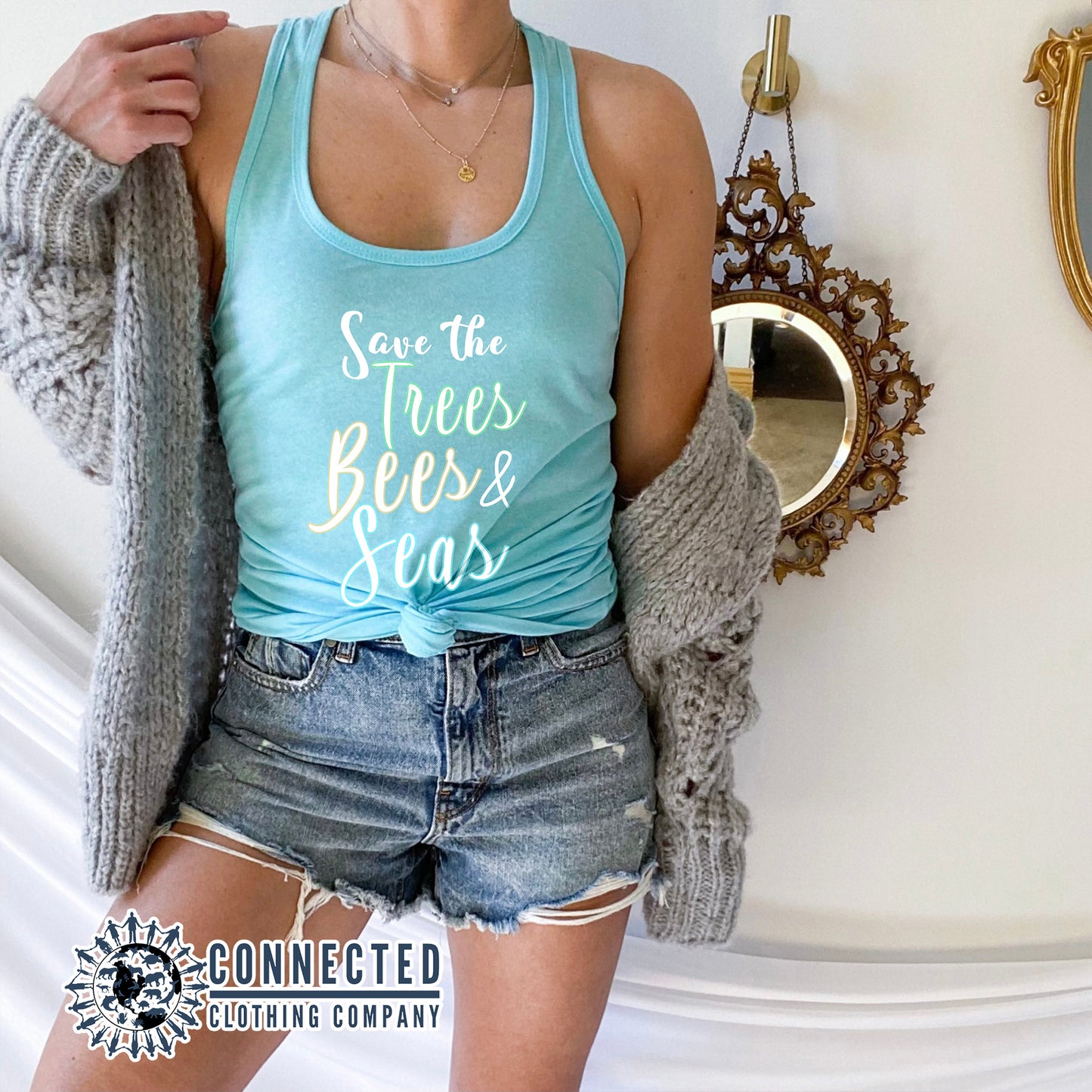 Save The Trees Bees & Seas Women's Tank