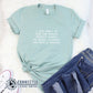 Heather Prism Dusty Blue I Just Want To Save The World Short-Sleeve Tee - sweetsherriloudesigns - 10% of profits donated to Mission Blue ocean conservation