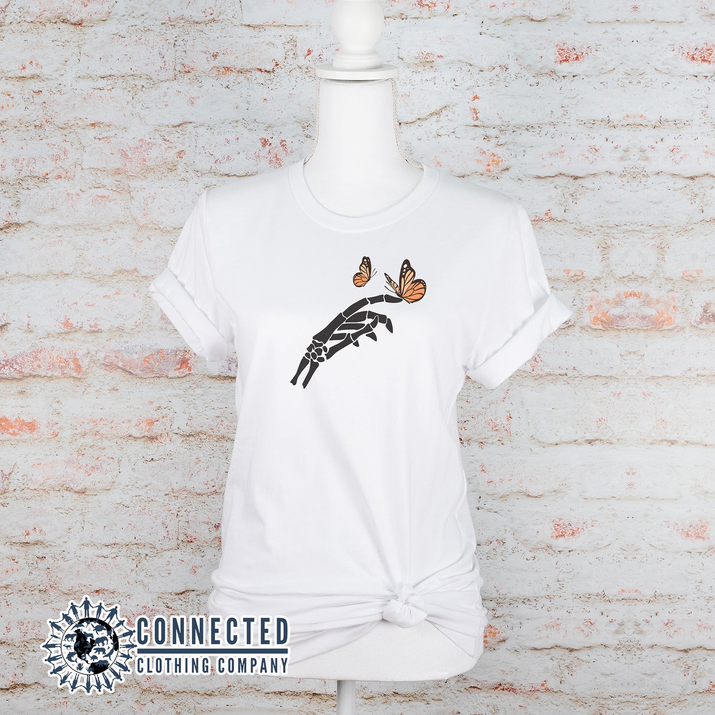 Skeleton Monarch Tee - sweetsherriloudesigns - 10% of proceeds donated to save the monarch butterflies