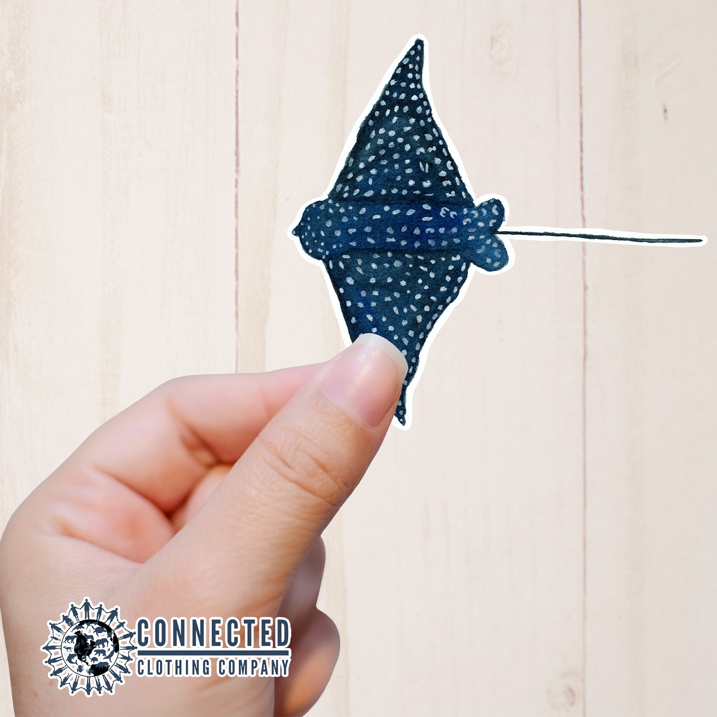 Spotted Eagle Ray Sticker - sweetsherriloudesigns - 10% donated to ocean conservation