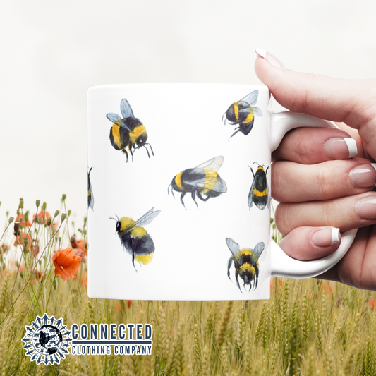 Bumblebee Classic Mug - sweetsherriloudesigns - Ethically and Sustainably Made - 10% of profits donated to bee conservation