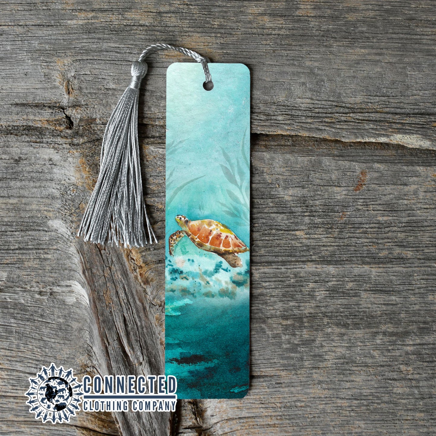 Sea Turtle Watercolor Bookmark