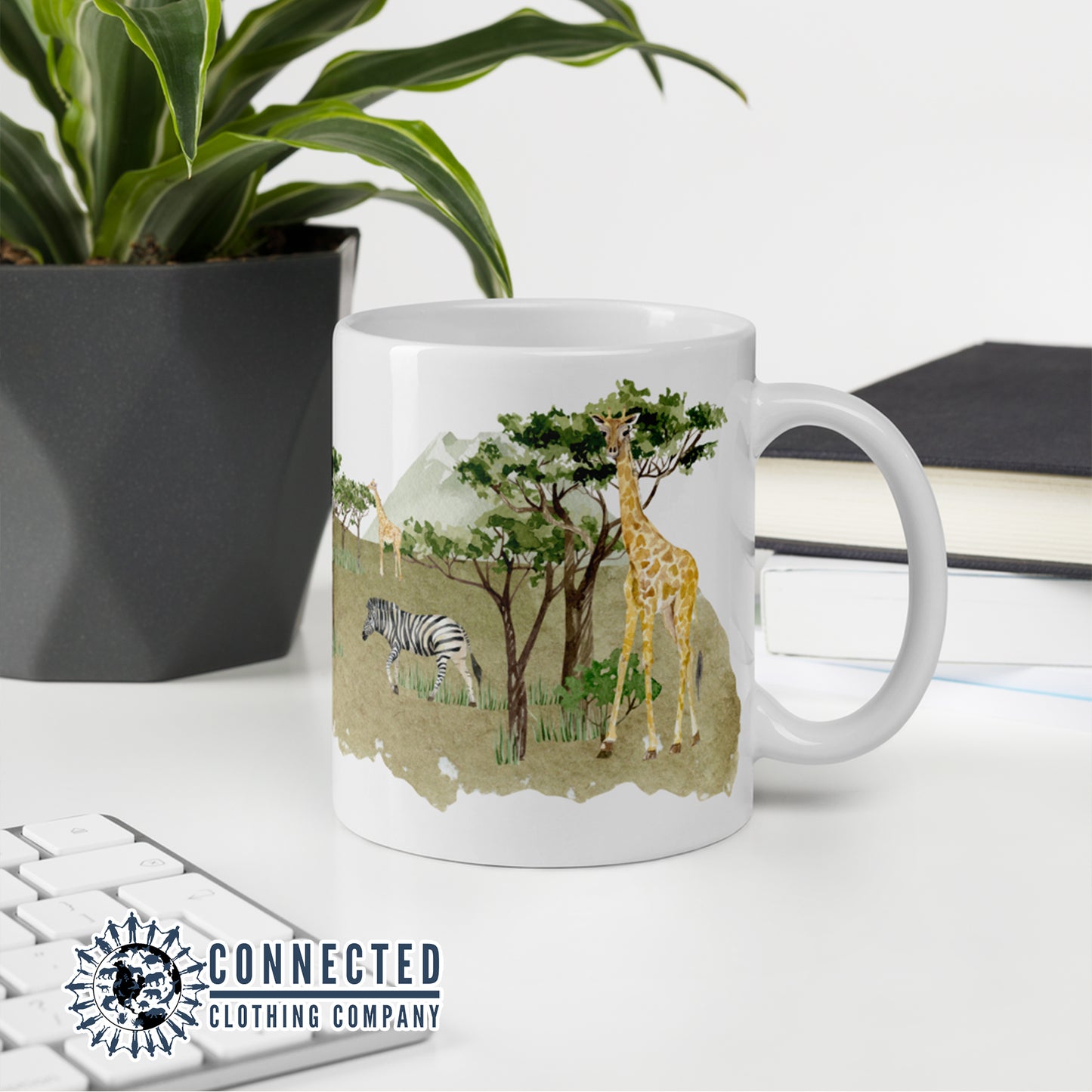 Keep Africa Wild Classic Mug - sweetsherriloudesigns - 10% of profits donated to the Giraffe Conservation Foundation