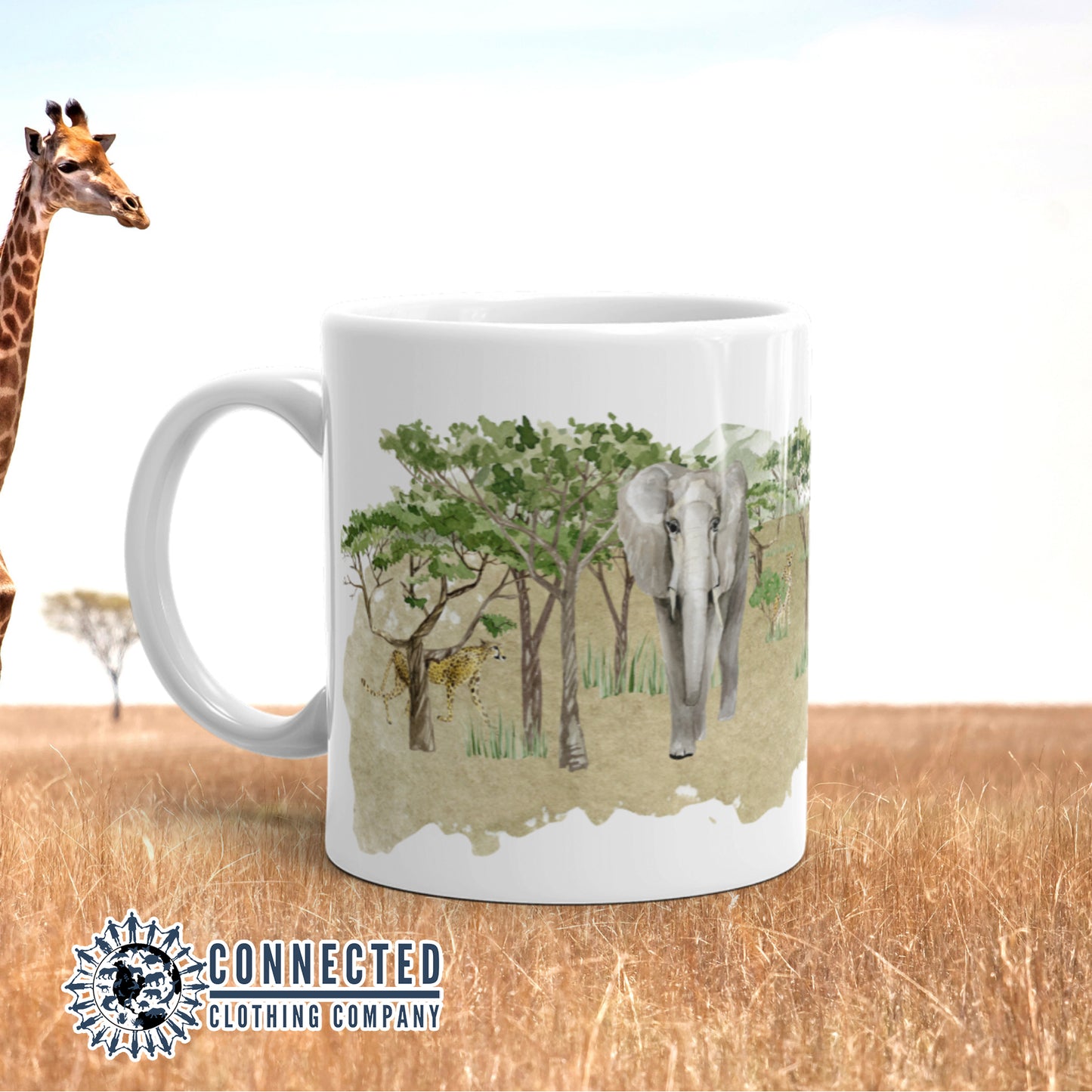 Keep Africa Wild Classic Mug - sweetsherriloudesigns - 10% of profits donated to the Giraffe Conservation Foundation