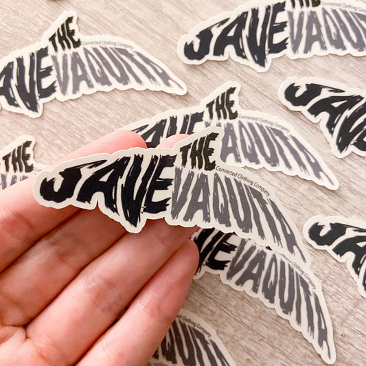 Save The Vaquita Waterproof Sticker - sweetsherriloudesigns - Ethical & Sustainable Apparel - $1 from every sticker helps save the vaquita population