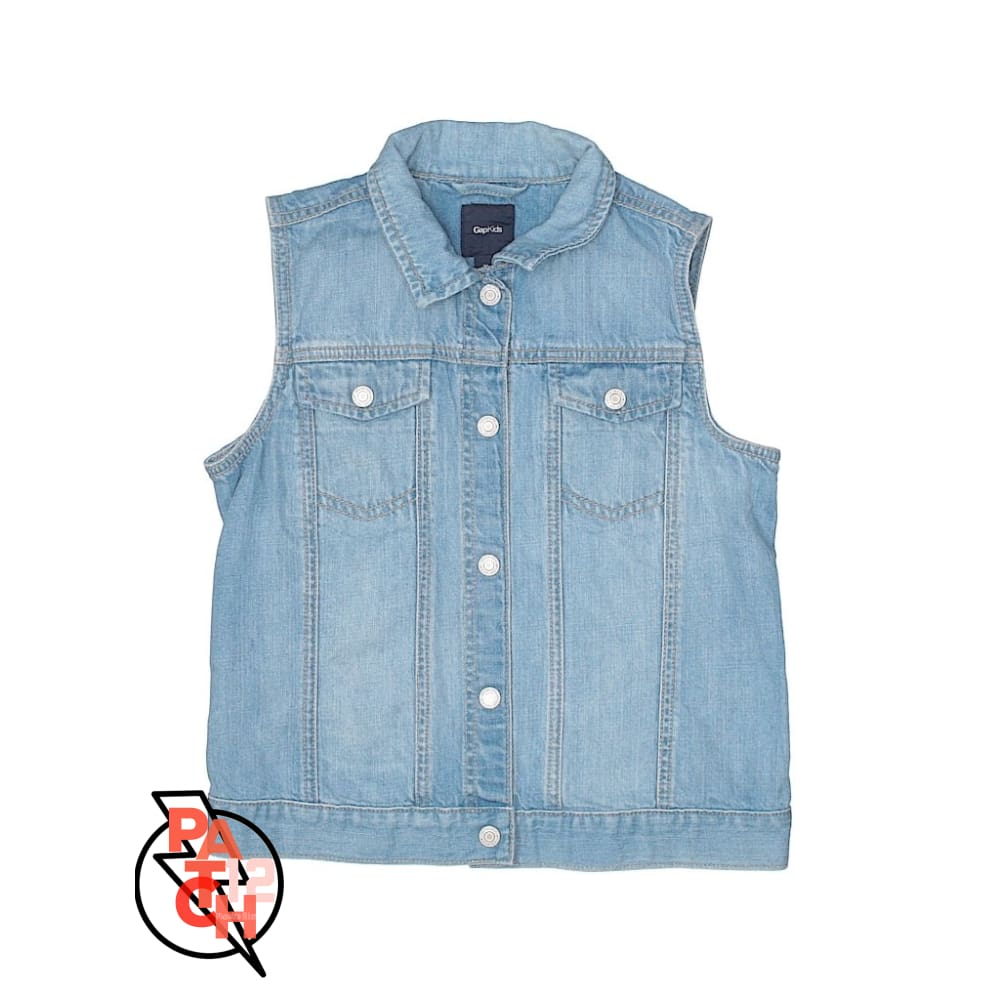 girls denim vest