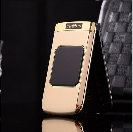 2.4 Inch Touch Screen Luxury Women Flip Phone With Double Dual Screen Dual Sim Camera MP3 MP4 Cell Phone