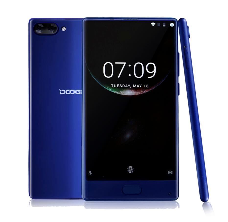 2017 Doogee MIX 4G Phablet 5.5 inch Android 7.0 Helio P25 Octa Core 2.5GHz 4GB RAM 64GB ROM Metal Body Front Fingerprint Sensor