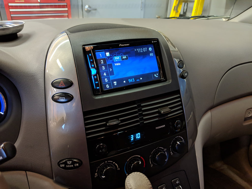 Pioneer double din toyota sienna