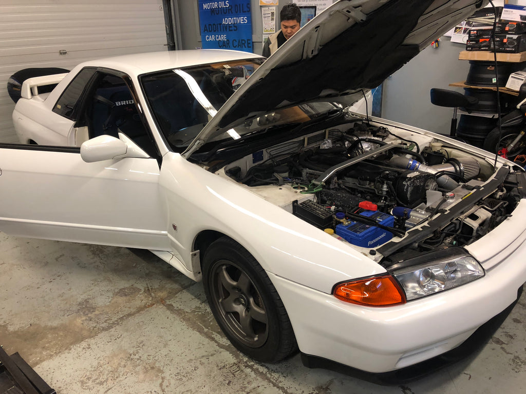 Nissan skyline alarm install