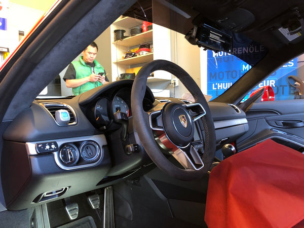 Cayman GT4 Interior mirror cam