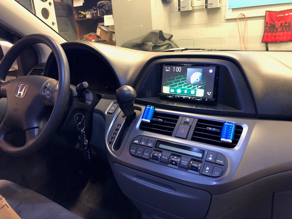 Pioneer AVH double din honda odyssey