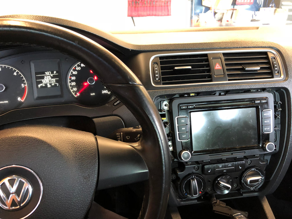 VW Jetta factory head unit dead