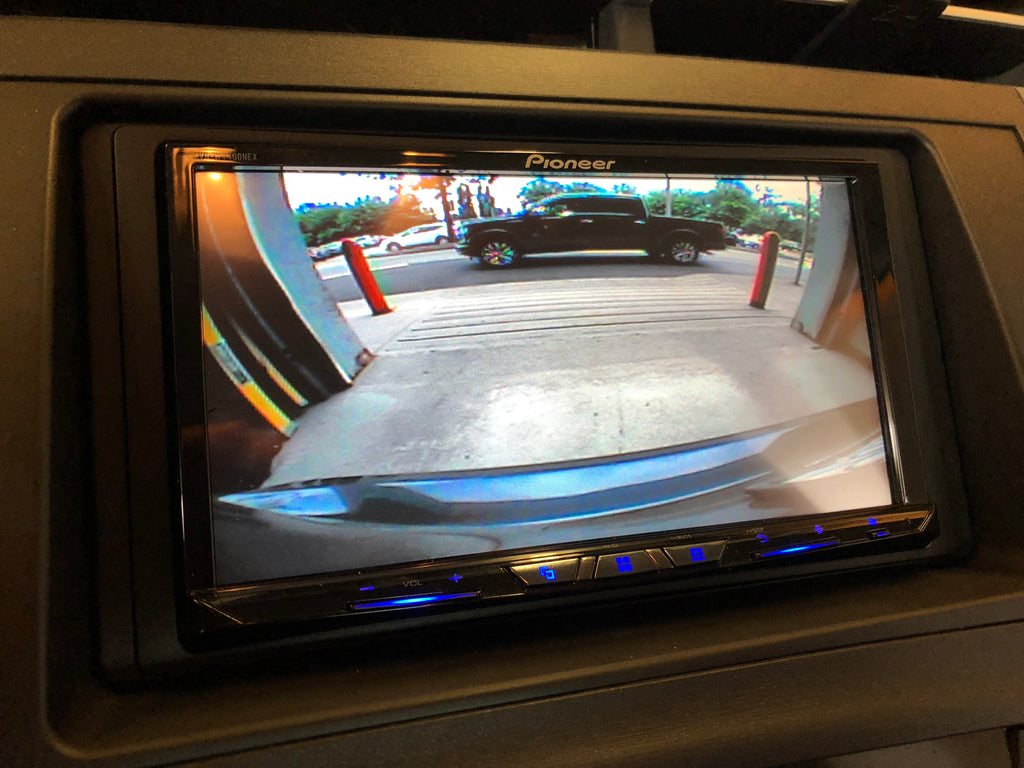 Prius factory backup camera retention