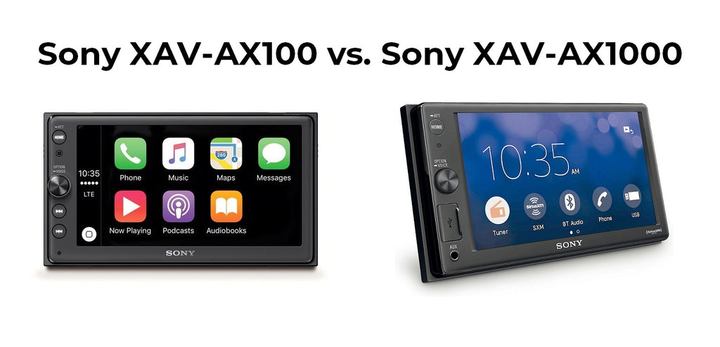 SONY XAV-AX100 vs XAV-AX1000