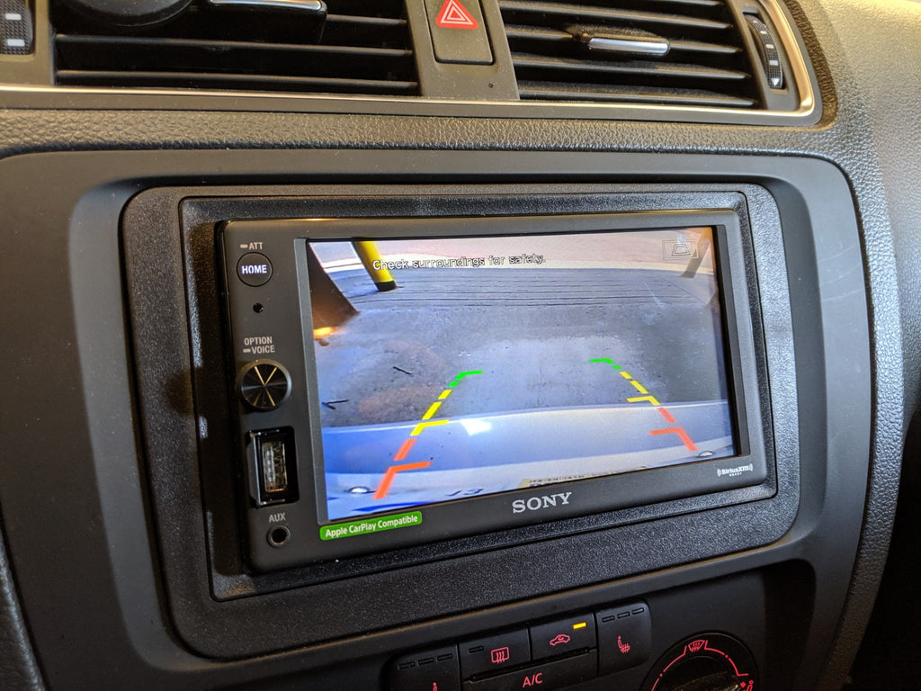 Sony AX1000 backup camera jetta