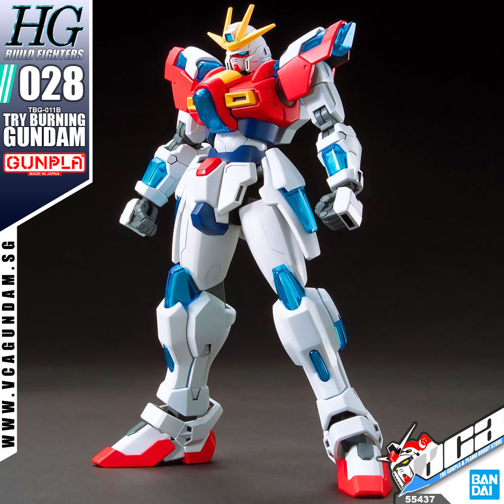 Bandai® Gunpla HG Build Fighters (HGBF) TRY BURNING GUNDAM