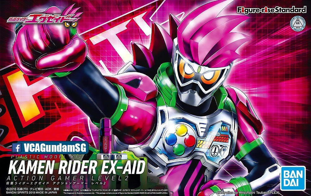 Bandai® Figure-Rise Standard (FRS) KAMEN RIDER EX-AID ACTION GAMER LEVEL 2 Box Art