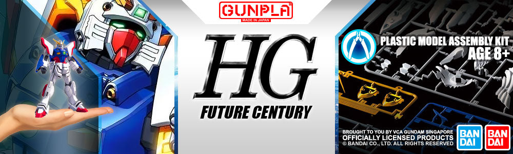Bandai® Gunpla High Grade Future Century (HGFC) Gundam Model Kits