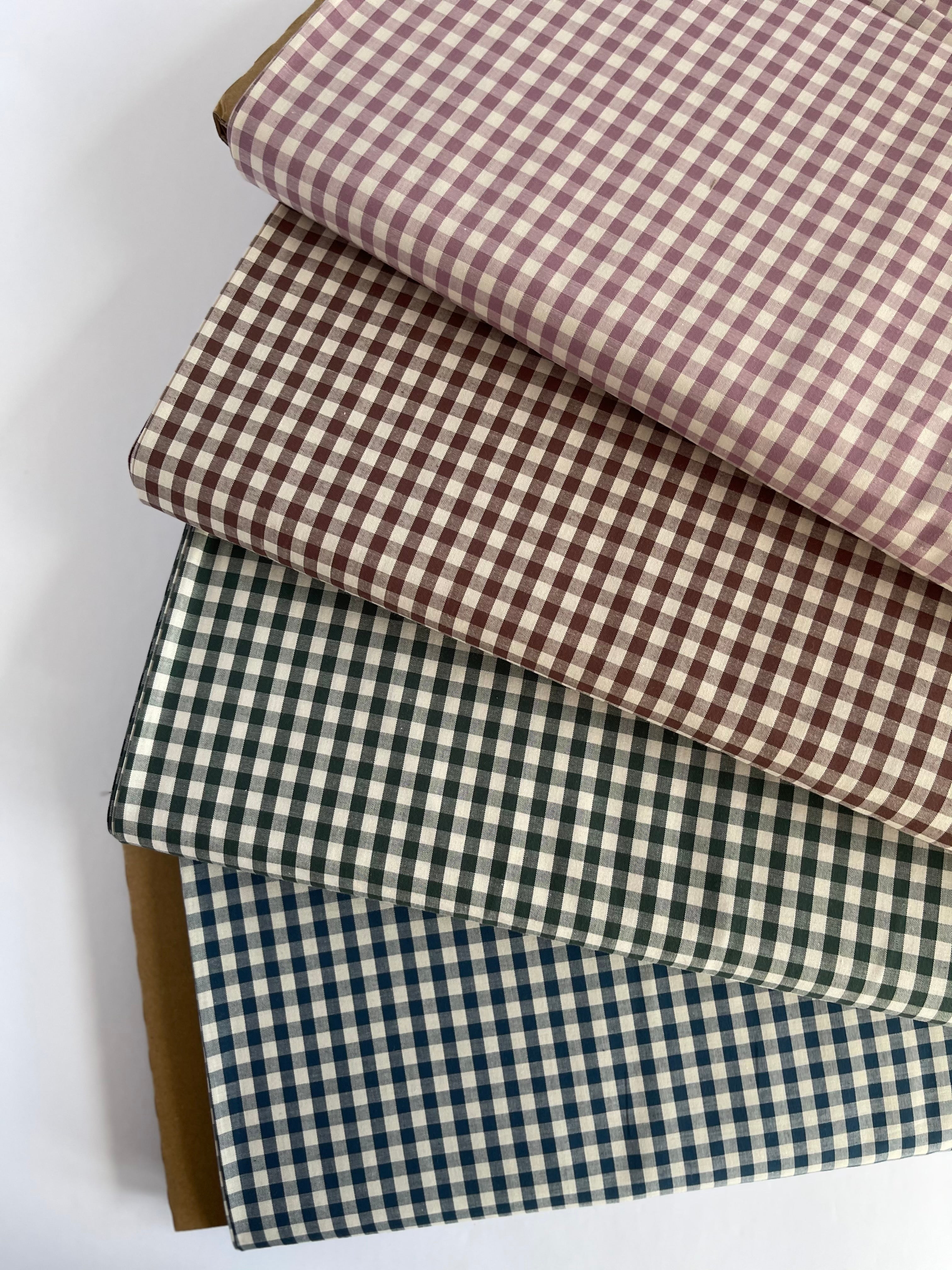 REMNANT 1.82 Metres - Sevenberry - Crawford Cotton Gingham Brown
