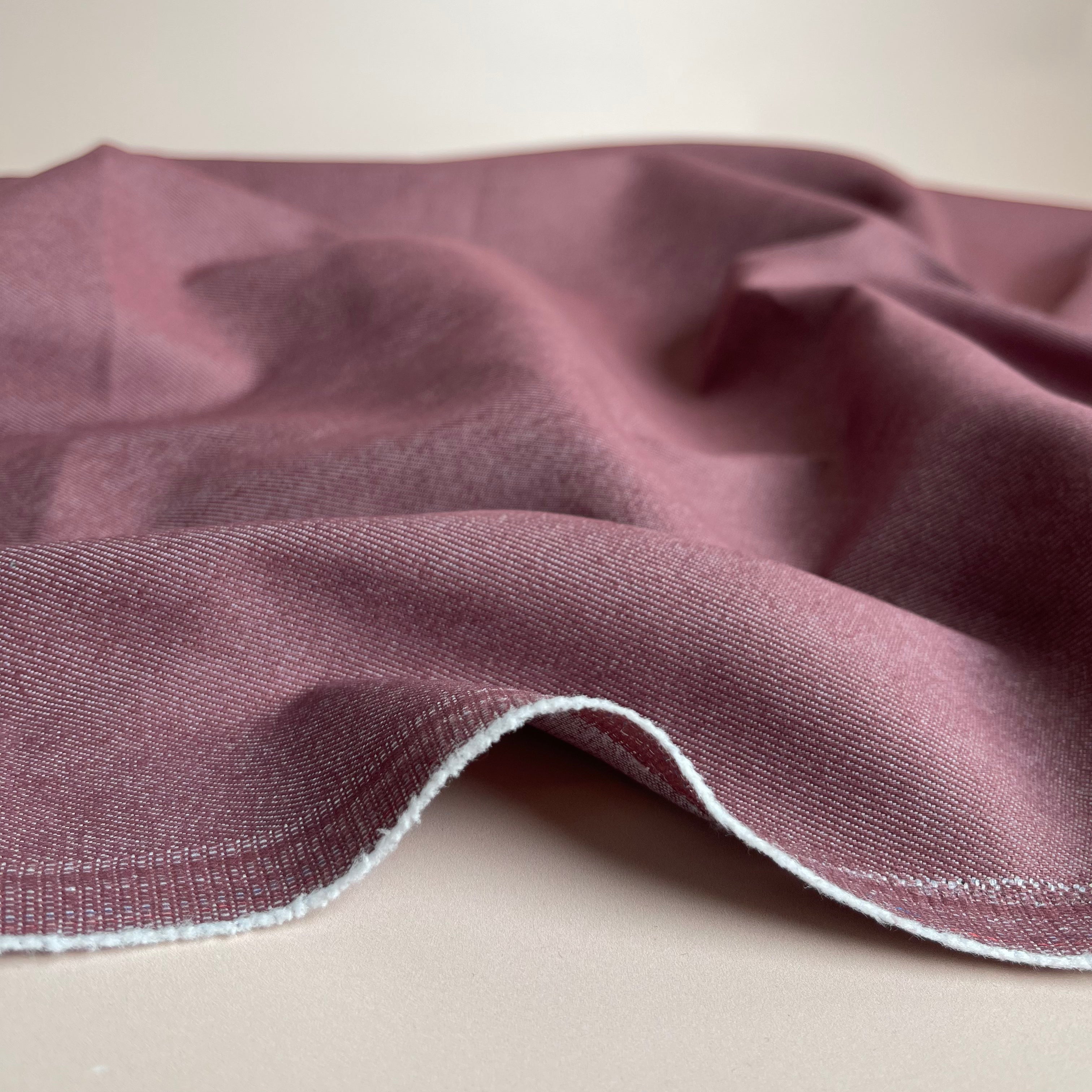 Vintage Stretch Denim in Mauve