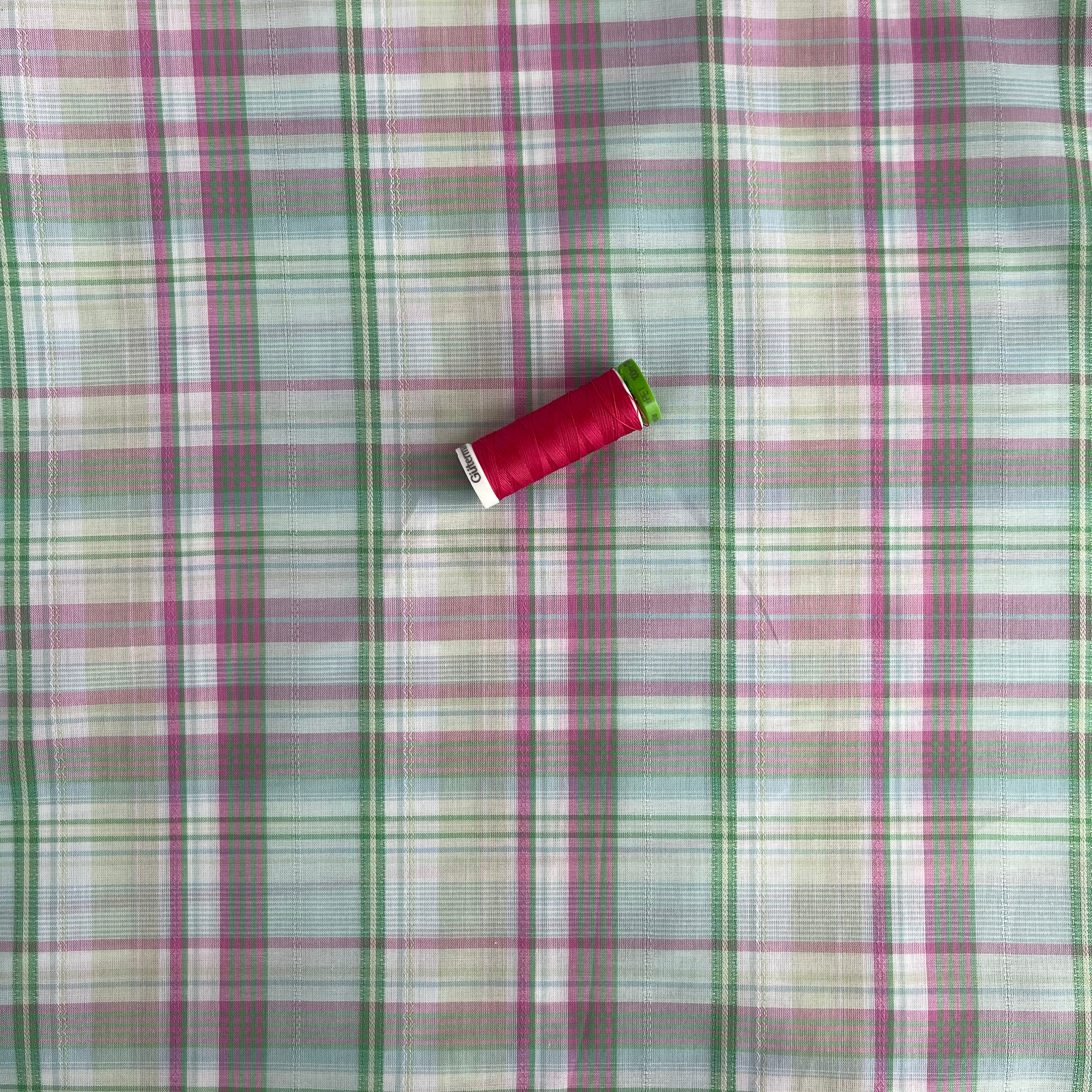 Check Cotton Lawn Fabric