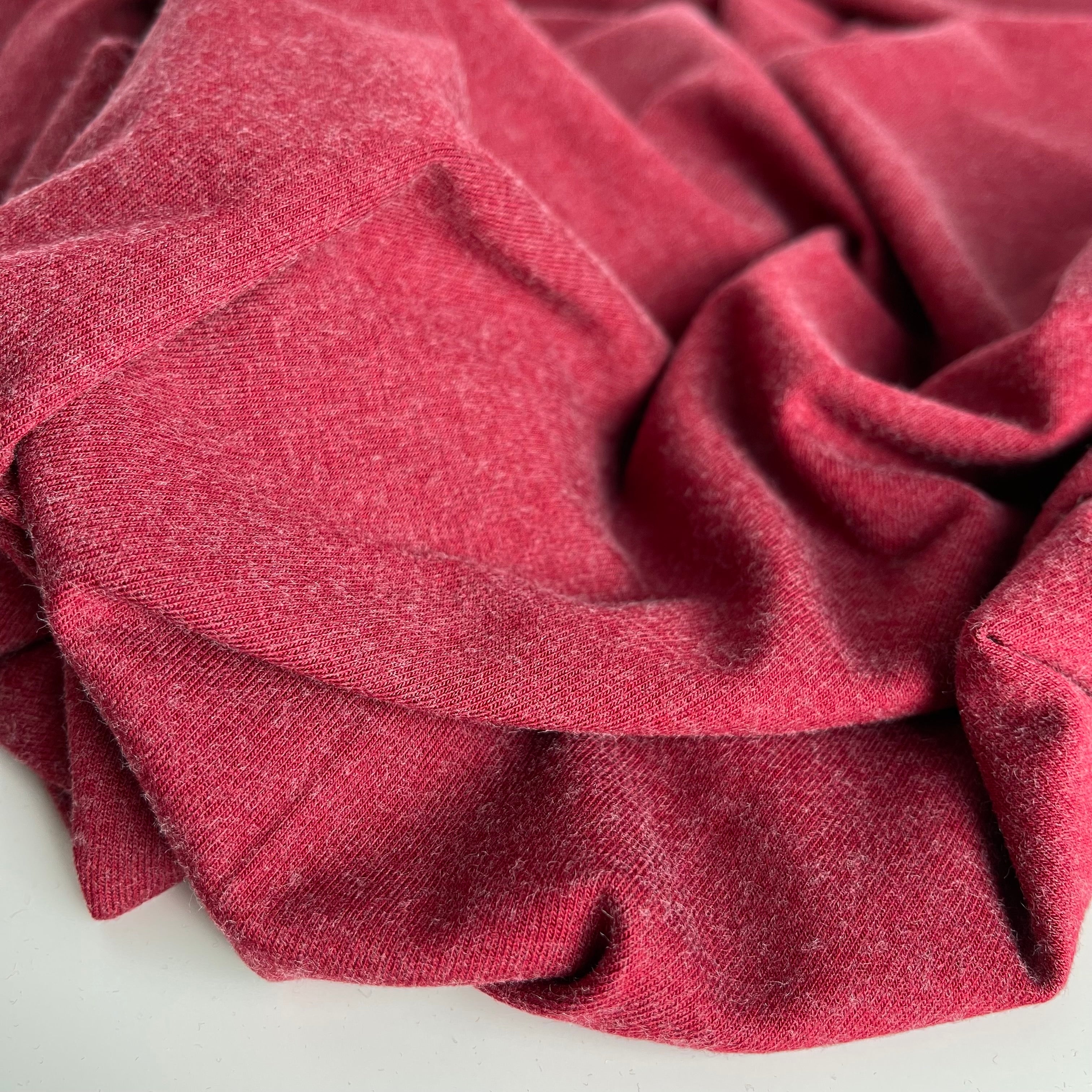 Allure Merlot Soft Single Knit Fabric