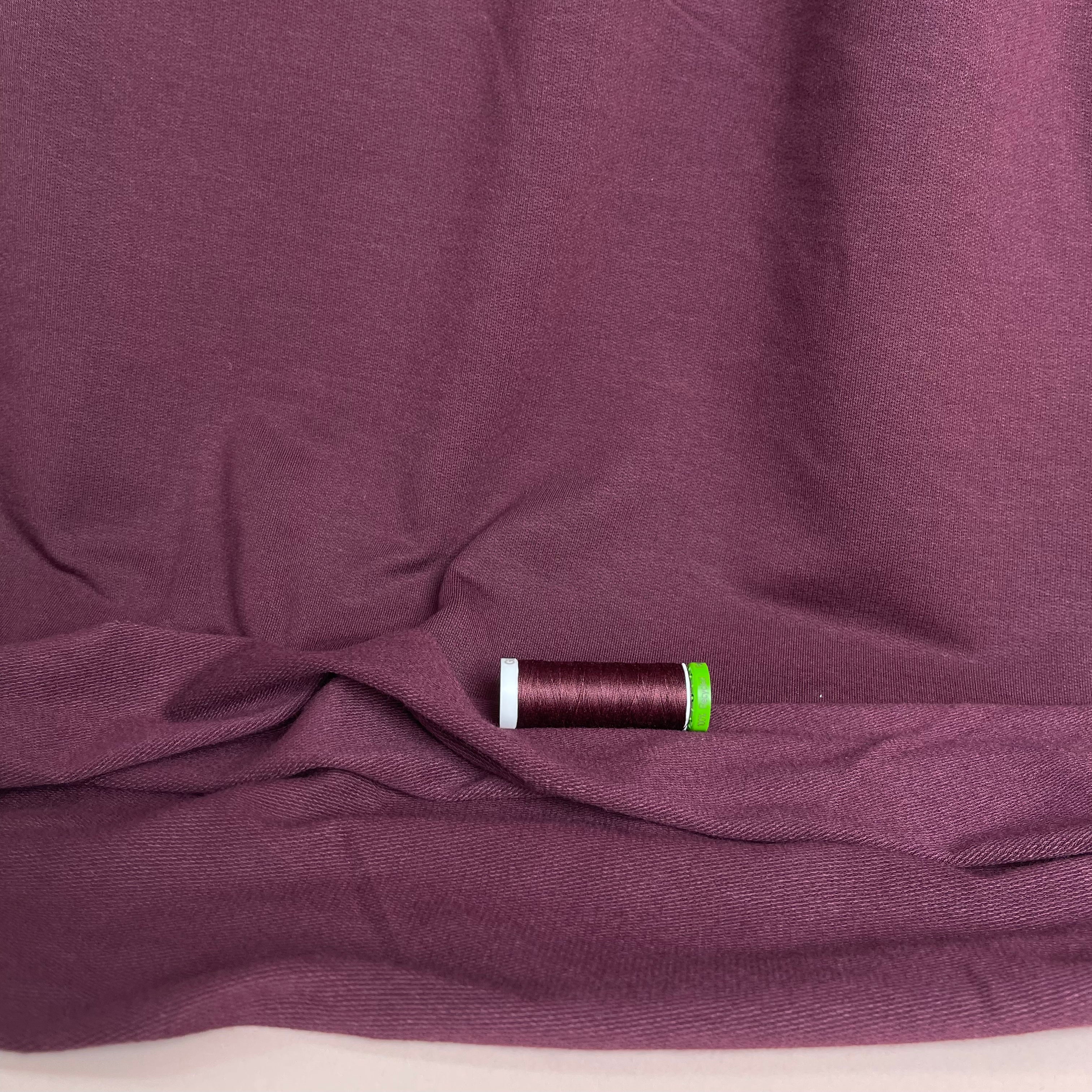 Splendour Modal French Terry in Aubergine