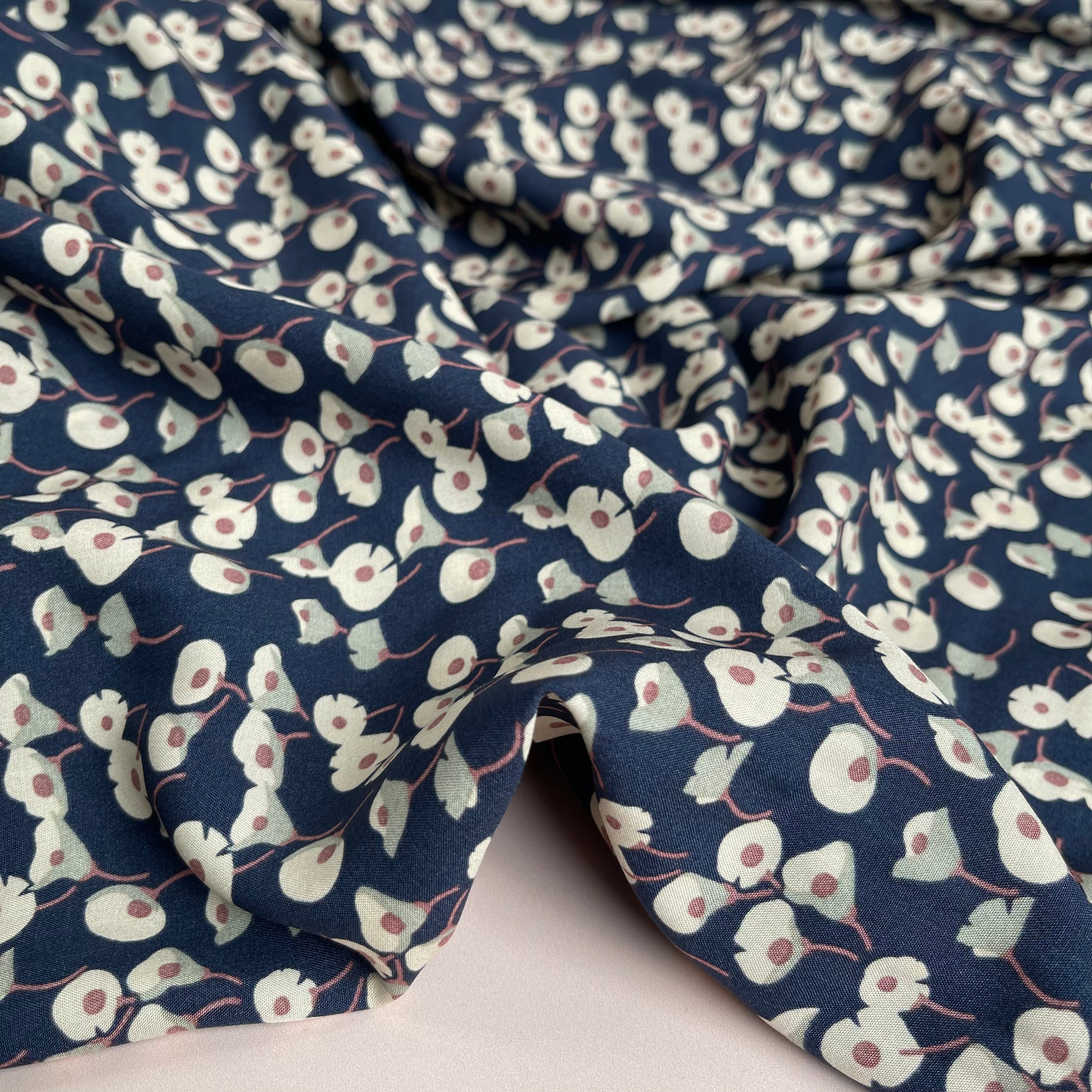 Cala Lilly Denim Viscose Fabric